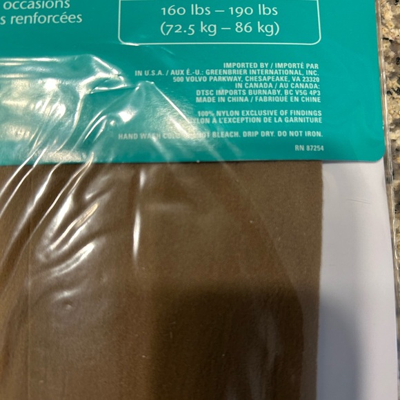 Sophi by Sophisticated Miss Sheer Reinforced Toe Hoisery - Picture 4 of 5